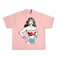 Salmon wonder woman Urban Heavy Tee - artisFamous