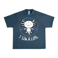Midnight Navy i sin a lotl hail satan pentagram Urban Heavy Tee - artisFamous