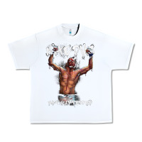 White NATE DIAZ Urban Heavy Tee - artisFamous