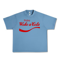 Pebble Blue enjoy woke a cola Urban Heavy Tee - artisFamous
