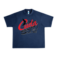 Navy bara cuda Urban Heavy Tee - artisFamous