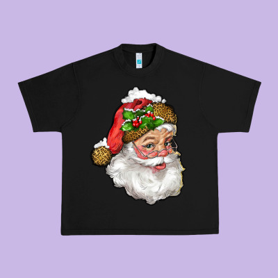 Santa With Snow Urban Heavy Tee Designed By Ranaportraitstore