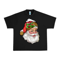 Black santa with snow Urban Heavy Tee - RanaPortraitStore