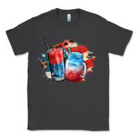 Smoke Red white and blue slushy cocktail Classic Tee - FaDigitalArtStudio