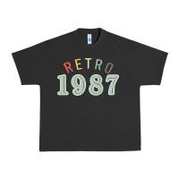 Pigment Black Retro 1987 Urban Heavy Tee - artisFamous