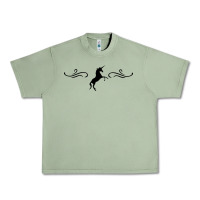 Oil Green unicorn Urban Heavy Tee - artisFamous