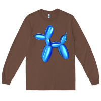 Chestnut Blue Dog Balloon Long Sleeve Tee - Artiststas