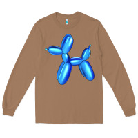 Toasted Coconut Blue Dog Balloon Long Sleeve Tee - Artiststas