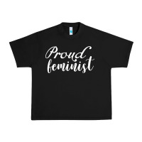 Proud Feminist Urban Heavy Tee | Teevron