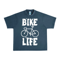 Midnight Navy bike life Urban Heavy Tee - artisFamous