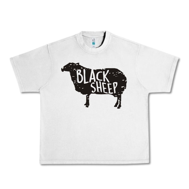 Black Sheep Silhouette Urban Heavy Tee by artisFamous | Teevron