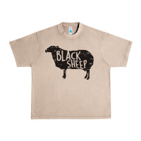 French Oak black sheep silhouette Urban Heavy Tee - artisFamous