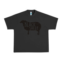 Pigment Black black sheep silhouette Urban Heavy Tee - artisFamous