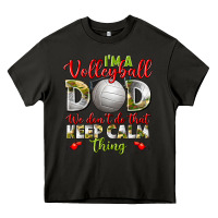 Asphalt I'm a Volleyball Dad we don't do that keep calm Heavy Core Tee - BundleAndBundleShop