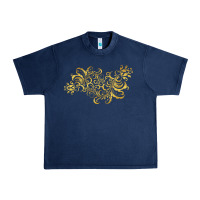 Navy Gold2 Urban Heavy Tee - artisFamous