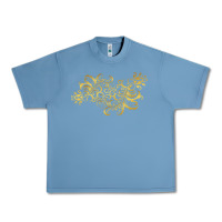 Pebble Blue Gold2 Urban Heavy Tee - artisFamous