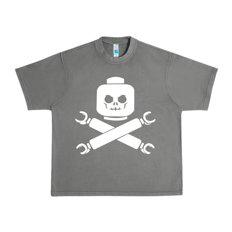 Block Face Pirate Urban Heavy Tee by artisFamous | Teevron