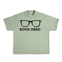 Oil Green book nerd Urban Heavy Tee - artisFamous