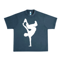 Midnight Navy breakdancer Urban Heavy Tee - artisFamous