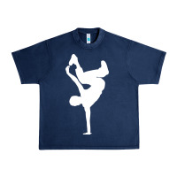 Navy breakdancer Urban Heavy Tee - artisFamous
