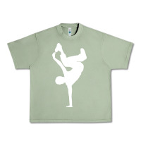 Oil Green breakdancer Urban Heavy Tee - artisFamous