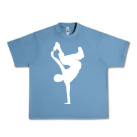 Pebble Blue breakdancer Urban Heavy Tee - artisFamous