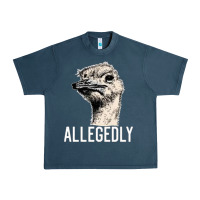 Midnight Navy letterkenny allegedly ostrich funny Urban Heavy Tee - artisFamous