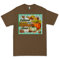 Cacao autumn leaves and pumpkins please mouse pad Premium Tee - BundleAndBundleShop
