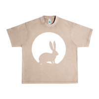 French Oak bunny and full moon funny Urban Heavy Tee - artisFamous