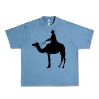 Pebble Blue camel rider Urban Heavy Tee - artisFamous