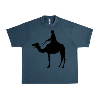 Midnight Navy camel rider Urban Heavy Tee - artisFamous