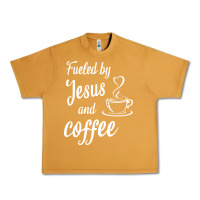 Peanut Butter Fueled by jesus and coffee Urban Heavy Tee - artisFamous