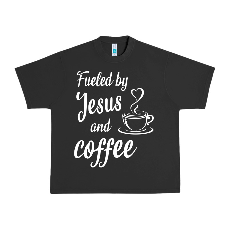 Fueled By Jesus And Coffee Urban Heavy Tee by artisFamous | Teevron