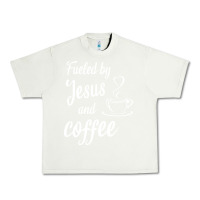 Pistachio Fueled by jesus and coffee Urban Heavy Tee - artisFamous