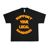 Black bandidos support your local texas Urban Heavy Tee - artisFamous