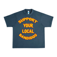 Midnight Navy bandidos support your local texas Urban Heavy Tee - artisFamous