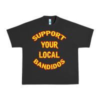 Pigment Black bandidos support your local texas Urban Heavy Tee - artisFamous