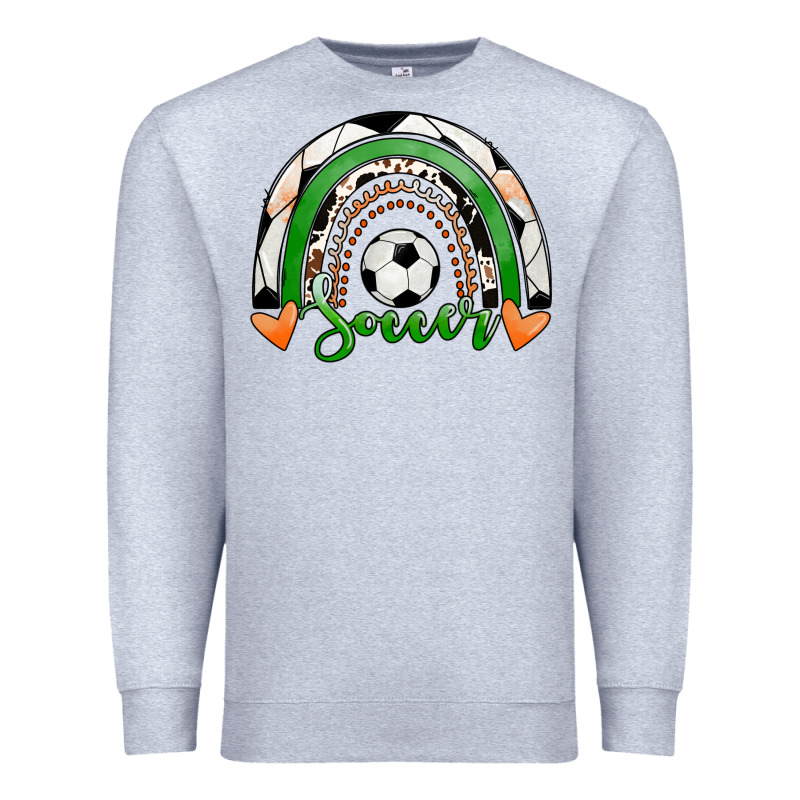 Soccer Rainbow Premium Sweatshirt by RanaPortraitStore | Teevron