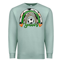 Seafoam Soccer Rainbow Premium Sweatshirt - RanaPortraitStore
