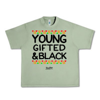 Oil Green young gifted and black african american men Urban Heavy Tee - artisFamous