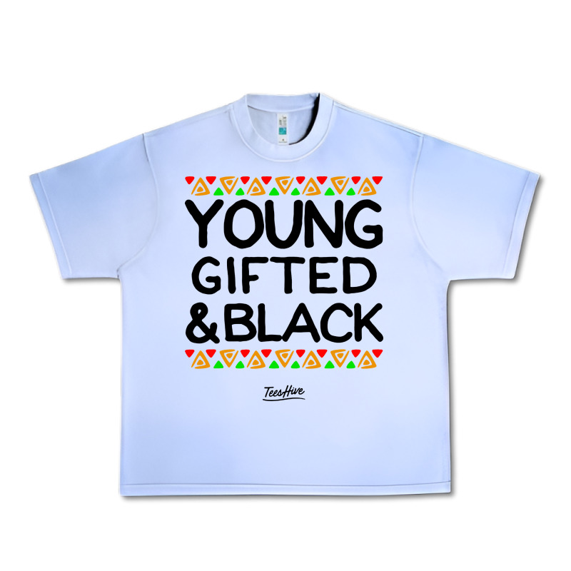 Young Gifted And Black African American Men Urban Heavy Tee by artisFamous | Teevron
