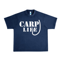 Navy carp life funny fish fishing Urban Heavy Tee - artisFamous