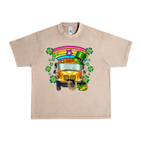 French Oak st. patricks day school bus Urban Heavy Tee - SublimationCraftShop
