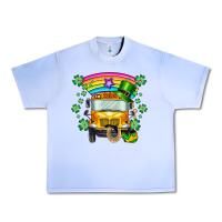 Grape Ice st. patricks day school bus Urban Heavy Tee - SublimationCraftShop