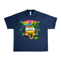 Navy st. patricks day school bus Urban Heavy Tee - SublimationCraftShop