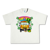 Pistachio st. patricks day school bus Urban Heavy Tee - SublimationCraftShop