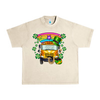 Sandshell st. patricks day school bus Urban Heavy Tee - SublimationCraftShop