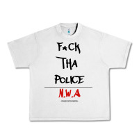 Lunar Rock fck tha police Urban Heavy Tee - artisFamous