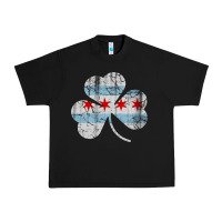 Black irish chicago flag shamrock Urban Heavy Tee - artisFamous