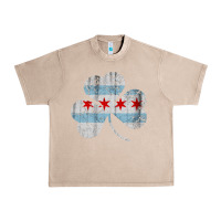 French Oak irish chicago flag shamrock Urban Heavy Tee - artisFamous